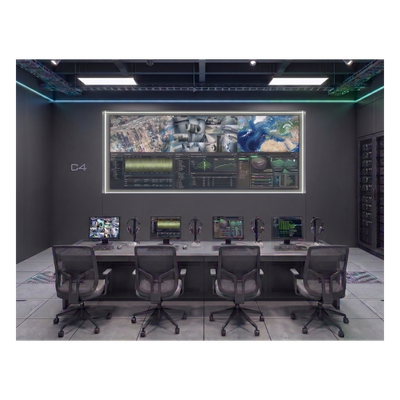 DS-VW3X20B55/WM - Videowall 3x2 / 6 Pantallas 55" Full HD / Bisel 3.5 mm / Decodificador 16 Salidas HDMI 4K / 256 Canales / Montaje de Pared / Operación 24/7