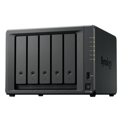 DS1525+ - Synology DiskStation DS1525+ servidor NAS o de almacenamiento Ryzen Embedded V1500B 8 GB DDR4 0 TB Negro