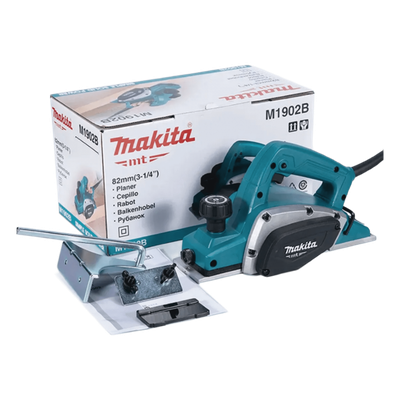 M1902B - Cepillo eléctrico / 82 mm (3-1/4IN) ancho / 16.000 RPM / 580W / Profundidad 1 mm / Extracción derecha