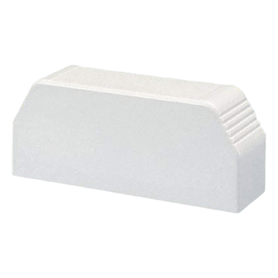 T70ECWH - Tapa Final para Canaleta / PVC Rígido / UL94 V-0 / FT4 / 111.8 x 47.2 x 4.8 mm / Blanco