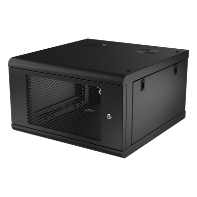 SR-1906-GN2P - Gabinete de Pared / 6U Rack 19 in / 635mm Profundidad (2.08 ft) / Acero Calibre 18 / Carga 100 kg / Puerta Perforada