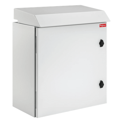 PTRS242424G3 - Gabinete Rack 12 UR / 24.09 in x 23.6 in x 24 in / Acero RAL 7035 / IP32 IK10 / Tipo 3R con Ventiladores Termostáticos
