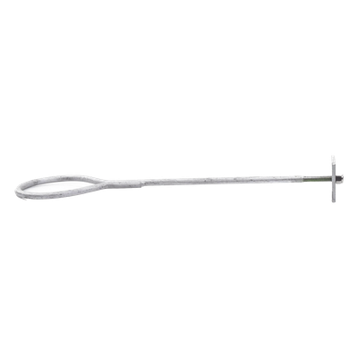 SAP-01G - Ancla de Pared o Losa / Argolla 1/2' / Galvanizado por Inmersión / 64.4 cm (21.1 in) Largo / Torre hasta 30 m (98.4 ft)