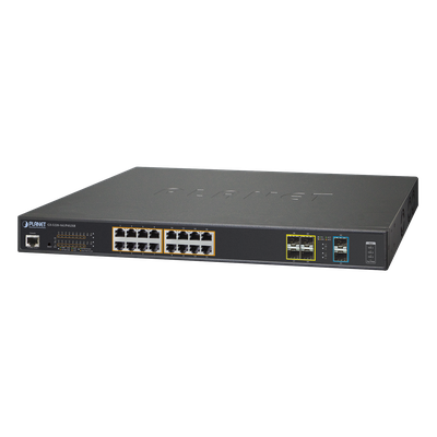 GS-5220-16UP4S2X - Switch Adminsitrable L2+, 16 puertos Ultra PoE 802.3bt, 4 puertos SFP, 2 puertos SFP+