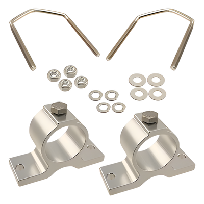FM2 - Montaje para Antena / Aluminio / Mástil 0.6 a 0.76 m (2 a 2.5 ft) / Pared / Fibra de Vidrio