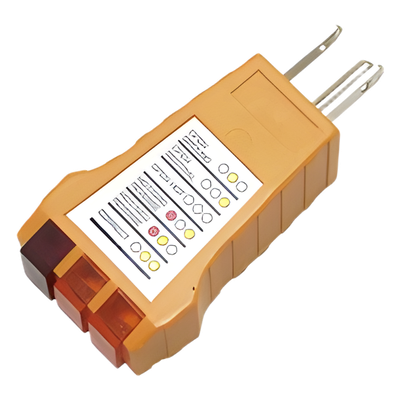 NT-1933 - Probador de Fase. Verificador de Correcta Polarización de Fase y Neutro a Tierra. para 120 Vca