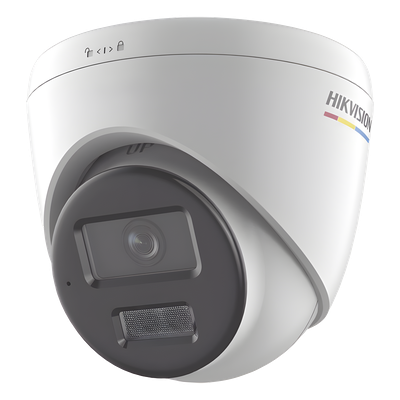 DS-2CD1347G2H-LIUF - Cámara Turret IP / 4 Megapixel / Lente 2.8 mm / FOV 96° / Dual Light 30 m (98.4 ft) / WDR 120 dB / IP67 / PoE