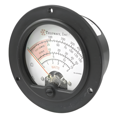 ME-001 - Carátula de Reemplazo para Wattmetro / 20 a 1000 MHz / 5 a 500 W / 50 Ω / Conectores N-Hembra