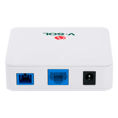V2801Q - ONU Bridge Dual / GPON-EPON / 1 Puerto SC/UPC / 1 Puerto LAN 2.5G / 82x82x25 mm / 0.27x0.27x0.08 ft