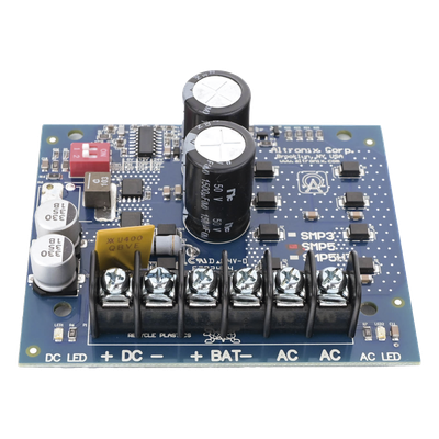 SMP-5 - Fuente de Poder con Respaldo / Salida Seleccionable 6/12/24 Vcc / 4 A / 96 W / 1 Salida / Tipo Tarjeta / 3 x 3.5 x 2 pulgadas
