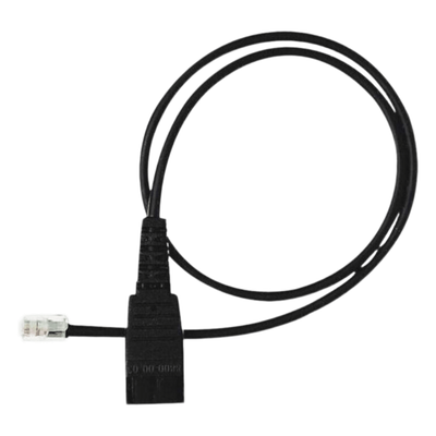 QD-TO-RJ9-CORD-FOR-3RD-PARTY - Cable QD a RJ9 / Conexión Multi-Dispositivo / Audio Profesional / Uso Intensivo / Anti-Enredos