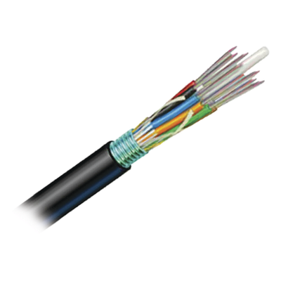 9PE8C012G-E201A - Cable de Fibra Óptica / 12 Hilos / OSP / Monomodo OS2 / MDPE / 1 Metro (3.28 Pies)