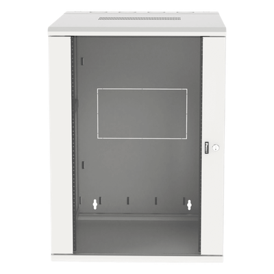 PZWMC1830WH - Gabinete de Montaje en Pared / 19in / 18 UR / 762mm (2.5 ft) Profundidad / Ventana de Seguridad / Blanco