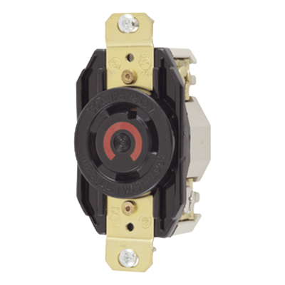 HUB-HBL-2710 - Receptáculo Industrial / 30 A / 125/250 V CA / 3 Polos 4 Hilos / NEMA L14-30R / IP20 / -40°C a 75°C