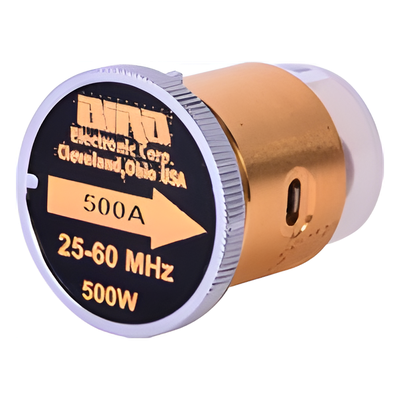 500A - Elemento de Medición en Línea / 500 Watt / 25 a 60 MHz / Conectores N Hembra / 7/8" / Precisión ±5%