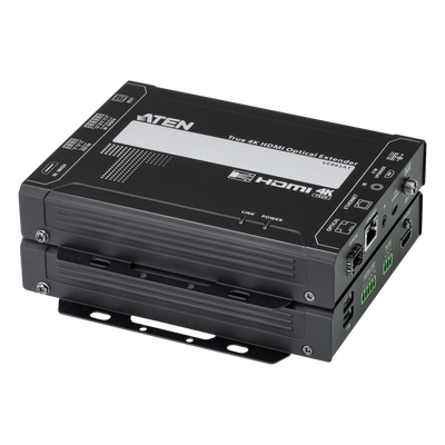 VE883AK2 - Extensor Óptico HDMI / 4K@60Hz 4:4:4 / 10 km Monomodo / USB 2.0 / RS-232 / IR / Ethernet / 10.2 Gbps