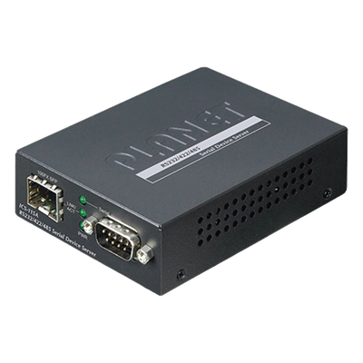 ICS-115A - Convertidor de Medios / RS-232/422/485 a SFP 100Base-FX / DB9 / -10 a 60°C / 97x70x26 mm
