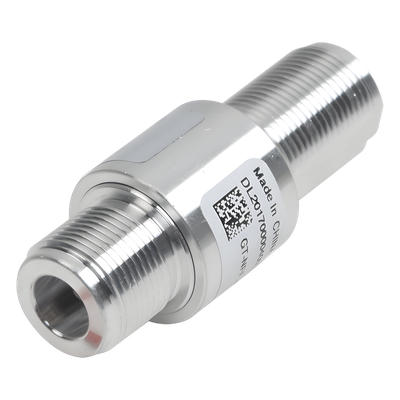 GT-NFF-AL - Protector Coaxial RF / DC-7 GHz / 90W / Conectores N Hembra / Bidireccional / Aluminio / 150VDC Activación