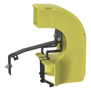 FRSPJ2X2LYL - Accesorio de Bajada para Canaleta / Compatible 4x4, 6x4, 12x4, 24x4 / Reducción a 2x2 / Radio de Curvatura 50.8 mm / Color Amarillo