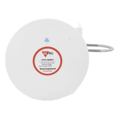 TXP-H15-MIMO - Antena Horn MIMO / 15 dBi / 4.9 - 7 GHz / Polarización Dual V/H 45° / RPSMA / -40 a +70°C (-40 a +158°F)