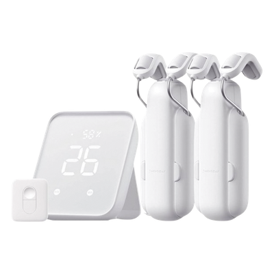 SWITCHBOTKHCR - Kit Controlador Hub / WiFi y Bluetooth / 2 Motores Cortinas / Control Remoto / 120 m / 393 ft Alcance