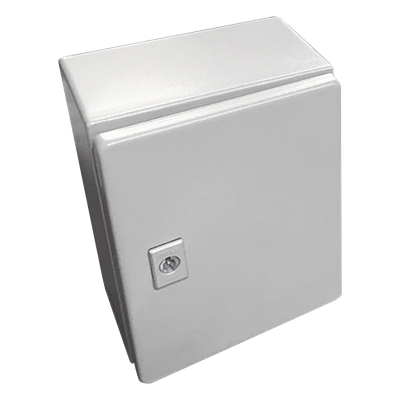 G4A-303015-UL - Gabinete NEMA 4 / IP66 / 30x30x15 cm / 12x12x6 in / Acero / Platina / UL