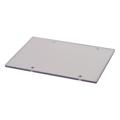 STI-1280 - Placa Posterior de Policarbonato / Resistente a Intemperie / Compatible con Cubiertas Serie Stopper II y Weather Stopper / Uso en Exteriores