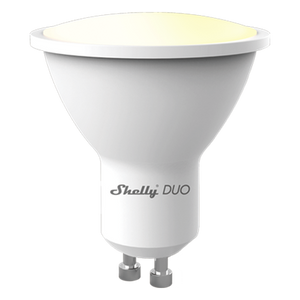 SHELLYDUOGU10 - Foco Inteligente LED / GU10 / Dual Blanco 2700K-6500K / 475 lm / Wi-Fi / AC 100-240V / 30,000 h