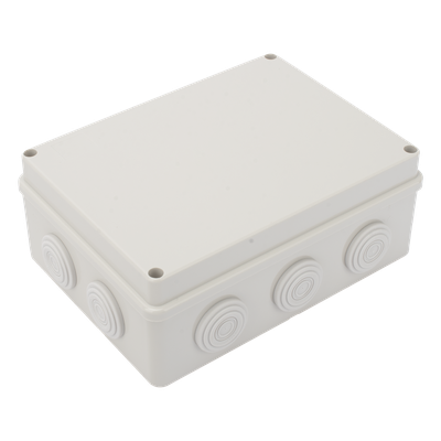 PST-1419-ER - Caja de Derivación de Plástico / 10 Glándulas de Goma / IP55 / 140 x 190 x 76 mm / -40 a 120°C