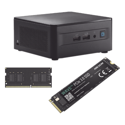 NUCASI516G256G - Mini PC / Core i5 12ª Gen / 16GB RAM DDR4 / SSD 256GB NVMe / Compacto