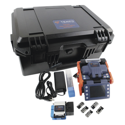 FSP200-KIT1 - Fusionadora de Fibra Óptica / Alineación por Núcleo con 6 Motores / Pérdida SM 0.02 dB / 200 Ciclos por Carga / FTTx y P2P