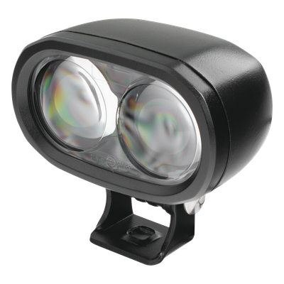 EW2002-B - Luz LED de Advertencia Peatonal / Punto Azul Proyectado / 12-80 VCC / IP67 / Aluminio y Policarbonato / 4.7 x 4.1 x 2.6 in