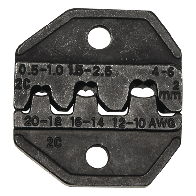 VDV-205-036 - Matriz Ponchadora / Terminales sin Aislamiento o de Cilindro Abierto / 10-20 AWG / 64 g / Compatible con Pinza VDV200-010