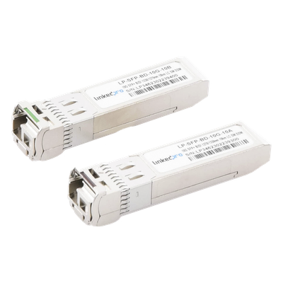 LP-SFP-BD-10G-10 - Transceptor Óptico Bidireccional SFP+ / 10 Gbps / Monomodo 10 km (32,808 ft) / 1270 & 1330 nm / LC/UPC Simplex / DDM / Hot-Pluggable