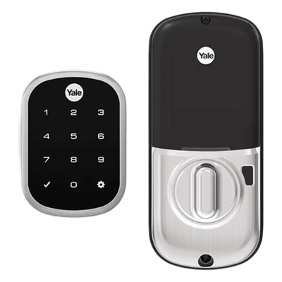 MX89999 - Cerradura Digital / Control Remoto / Zigbee y Z-Wave Plus / Alexa y Google Home / Puertas 35-55mm (1.4-2.2 pies) / 25 Usuarios PIN / Uso Residencial y Comercial