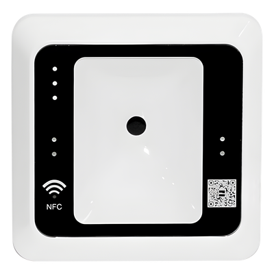 ZK-QR-500 - Lector QR y RFID / Salida Wiegand W26/W34/W66 / MIFARE 13.56 MHz / USB y RS485 / Lectura QR 5 cm / RFID 4 cm