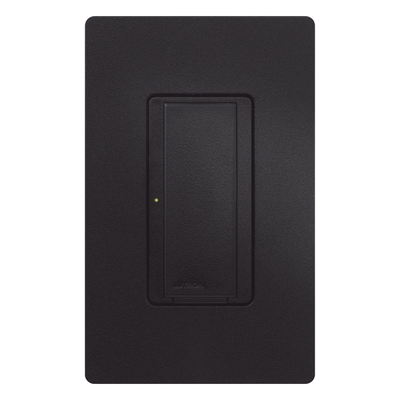 RRD8ANSMN - Switch de Pared Inteligente / 8 A Iluminación / 1/4 HP Motores / 120 V / Multilocación / RF 431-437 MHz / Midnight