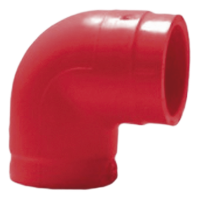 RP5202X - Codo de 90° para Tubería de Aspiración / CPVC Resistente al Fuego / Diámetro ¾ Pulgada / Paquete 10 Piezas / Certificación UL / NFPA / Leyenda Impresa Permanente