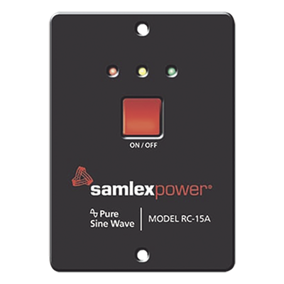 RC-15A - Control remoto para inversor / LCD con indicadores de estado / Cable 15' (4.6m) / RJ-12/RJ-25 / 0°C a 40°C