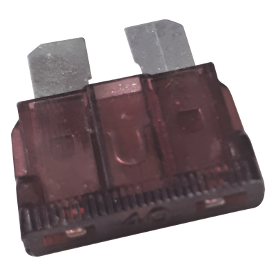FUSIBLE40AMP - Fusible Automotriz / 40 A / Identificación por Color / Diseño Compacto Estándar