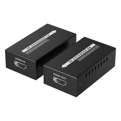 TT672MINI - Extensor HDMI / 4K 60 Hz / Alcance 60 m (196.9 ft) / Latencia Cero / Alimentación Solo TX / Cat6/Cat6A/Cat7