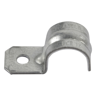 ANC-UC-12 - Abrazadera Tipo Uña / 1/2' (13 mm) / Acero Pregalvanizado Calibre 18 / Tubo Conduit Pared Delgada