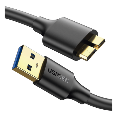10840 - Ugreen 10840 cable USB USB 3.2 Gen 1 (3.1 Gen 1) 0,5 m Micro-USB A Micro B Negro