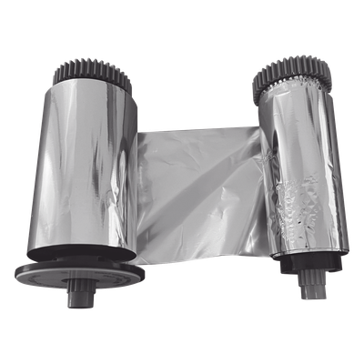 653317 - Cinta Ribbon / Full Color Plateado Metalizado / 1200 Impresiones / Compatible con SMART21