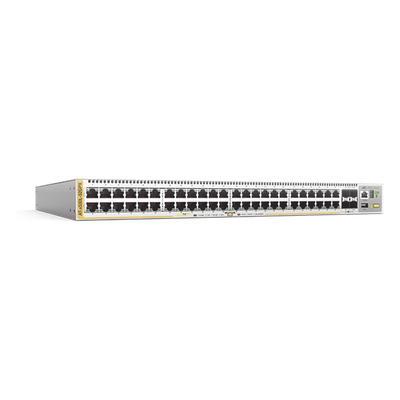 AT-X530L-52GPX-10 - Switch PoE+ Stackeable Capa 3 / 48 puertos Gigabit / 4 puertos SFP+ 10 G / 740 W PoE / 176 Gbps / 1U Rackmount
