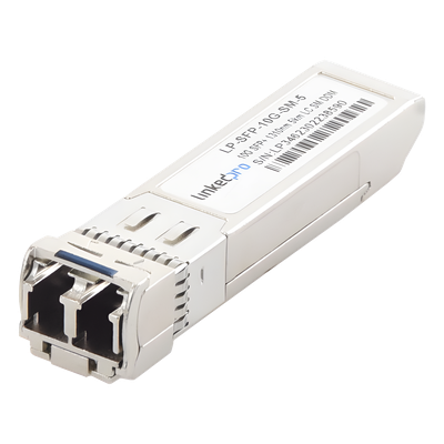 LP-SFP-10G-SM-5 - Transceptor SFP+ / 10 Gbps / Monomodo 1310 nm / Alcance 5 km (3.1 mi) / LC/UPC Dúplex / DDM