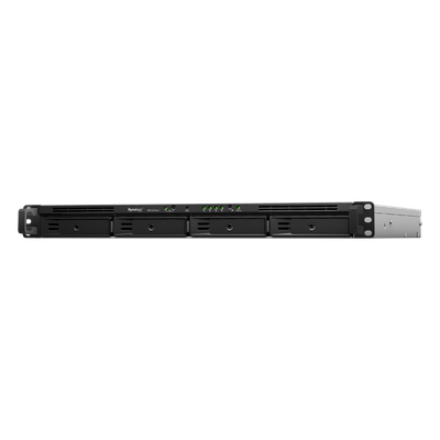 RS1619XS+ - NAS Rack / 4 Bahías / CPU Intel Xeon D-1527 Quad-Core / 8 GB DDR4 ECC Ampliable a 64 GB / 2 Ranuras M.2 NVMe/SATA / 4 Puertos LAN 1GbE / Soporte 10GbE Opcional / Escalable a 16 Bahías