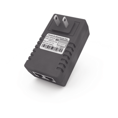 ADPOE4805 - Inyector PoE de Pared / 48 Vcc / 0.5 A / 24 W / Doble Puerto RJ45 / Protección Integrada OV-OC-SC-UV / -25°C a 65°C