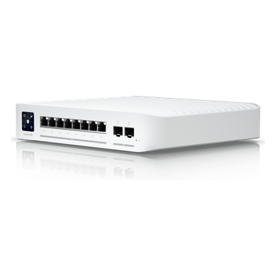 USW-ENTERPRISE-8-POE - Switch Ubiquiti USW Enterprise 8 Puertos PoE 802.3at, 2.5 GbE, 2 Puertos 10G SFP, Capa 3 Administrable