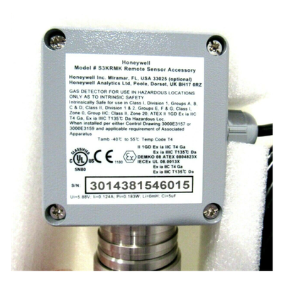 S3KRMK - Kit de Montaje Remoto para Sensores EC / Hasta 15 m (49 pies) / Compatible XNX y Serie 3000 / Certificación ATEX, UL, cUL